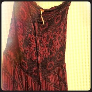 Dark purple bandana print jumpsuit